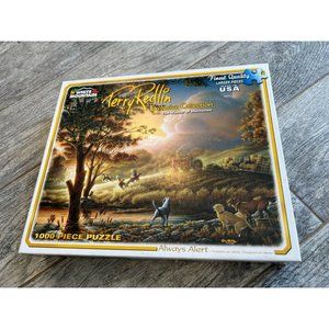 White Mountain Jigsaw Puzzle Always Alert Dog Hunting Peasants Bird 1000 pc 1226
